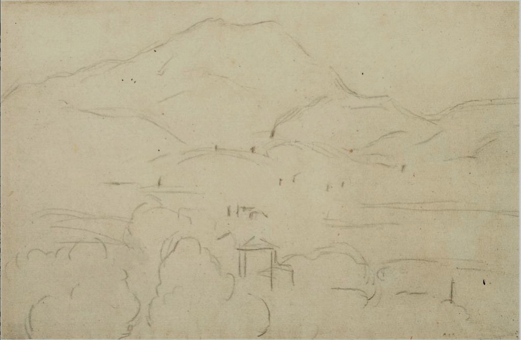 Fig. 52 bis . C1158 La Montagne Sainte-Victoire vue de Bellevue 92-95