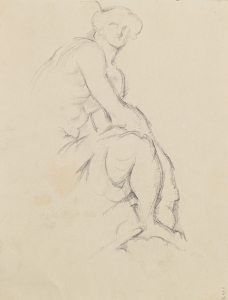 Mercure assis, 1894-97, 23,7 x 29 cm, C0975