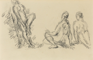 Trois baigneuses, 1894-1898, 12,6 x 20,7 cm, C1104
