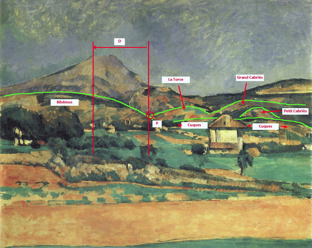 Fig. 26. R398 La Montagne Sainte-Victoire vue du chemin de Valcros 78-79