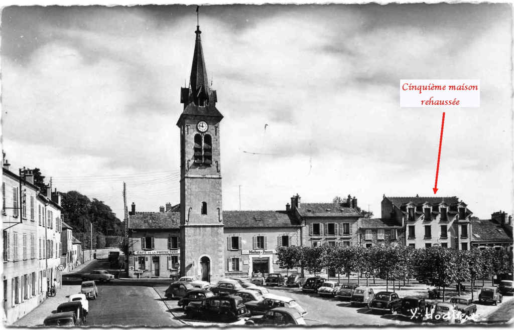 Fig. 16. Vue vers l'église Saint-Aspais depuis le clocher Saint-Barthélémy (1904)