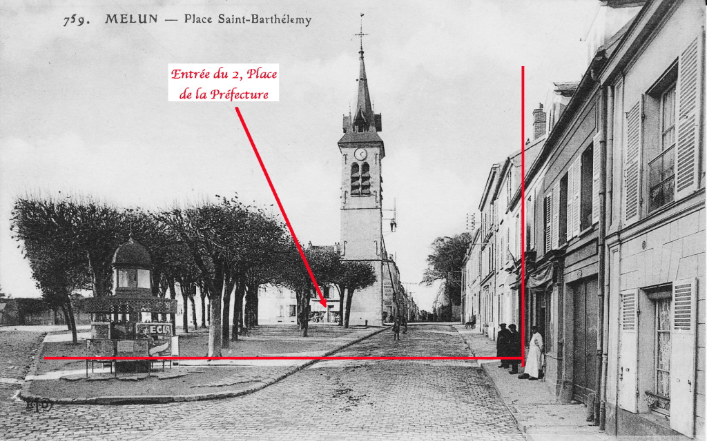 Fig. 19. Vue vers la tour Saint-Barthélémy