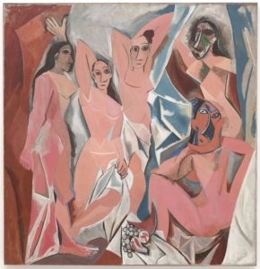 Fig. 78. 1907 Picasso-Les demoiselles d'Avignon