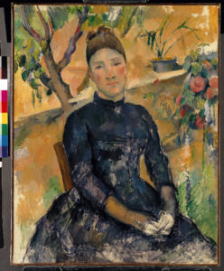 Fig. 9. Madame Cézanne dans la serre FWN509-R703 Oil on canvas 1891-1892 92 x 73 cm