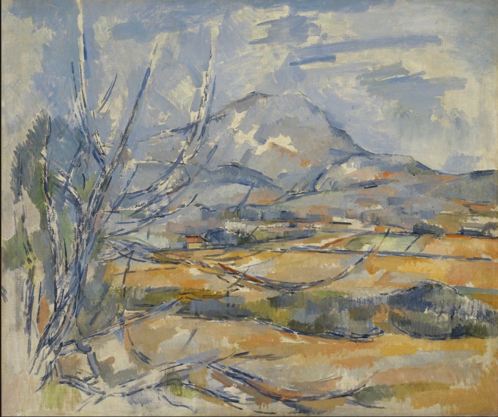 La Montagne Sainte-Victoire 1900-1902 ; huile sur toile, 54,6 x 64,8 cm Edinburg, national Gallery of Scotland, R901