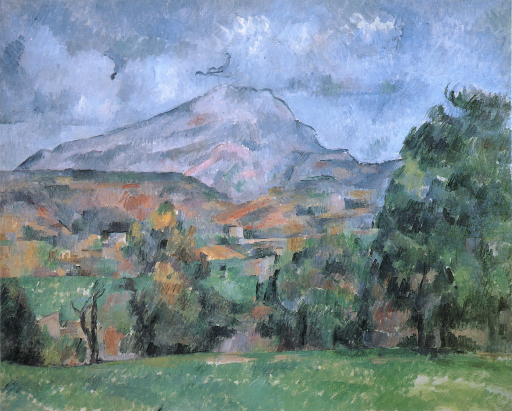 La Montagne Sainte-Victoire 1888-90. huile sur toile ; 65 x 81 cm Londres National Gallery (dép t Bergruen) R631