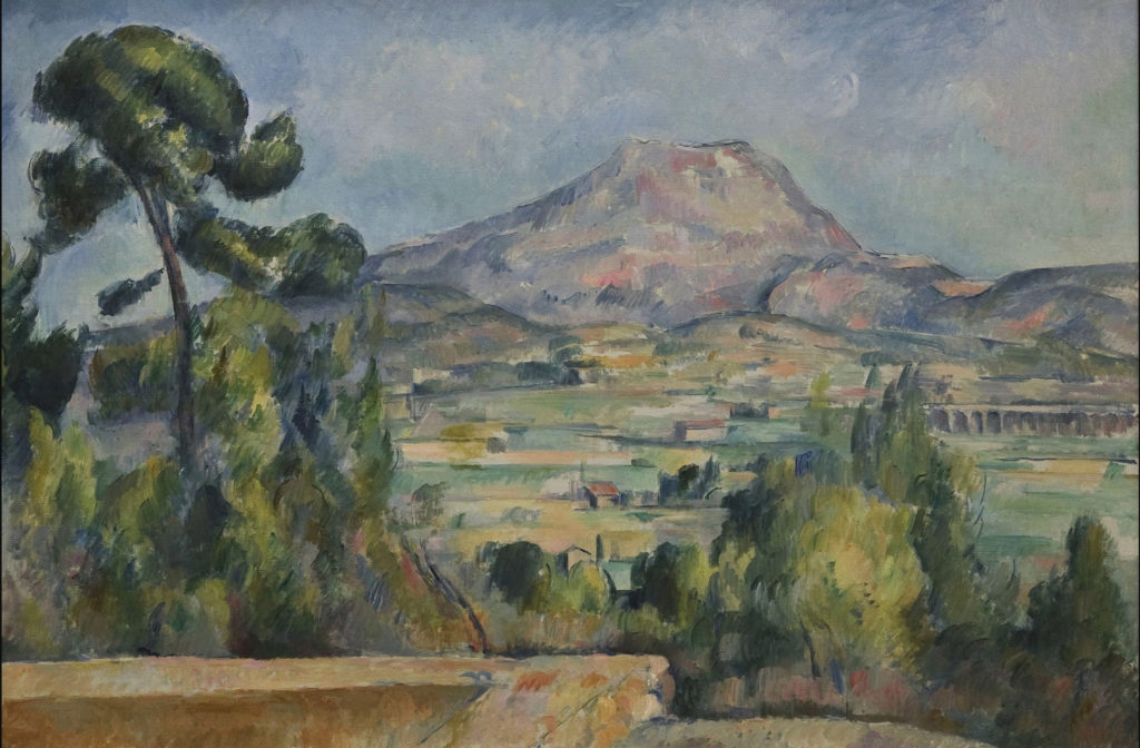 La Montagne Sainte-Victoire vers 1890 ; huile sur toile ; 62 x 92 cm, Paris, musée d’Orsay, (R698, FWN 273) 