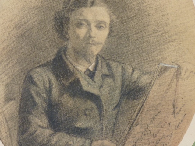 Autoportrait d'Emperaire en jeune homme, 1855, collection particulière