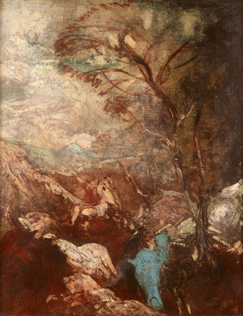 Paysage dans les rochers par Achille Emperaire (collection particulière)