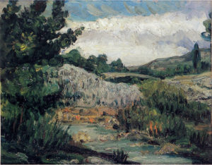 Paysage, vers 1865 22,5x28,2 cm R053 FWN20
