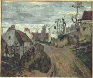 La Vieille Route à Auvers-sur-Oise (rue des Pilonnes) II 1872-1873 46 x 55.3 cm R191 FWN69