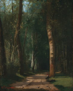 Camille Pissarro - Allée dans une forêt
