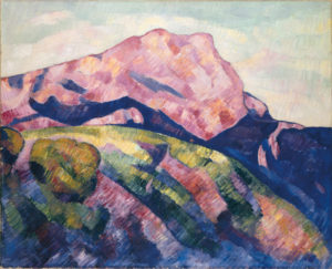 Marsden Hartley Mont Sainte-Victoire, 1927 [pink mountain] il on canvas 32 x 391⁄2 inches. Private Collection of Elaine and Henry Kaufman