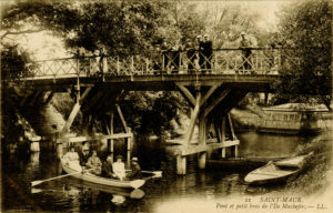 Le Pont de l’île Machefer à Saint-Maur-des-Fossés Carte postale ancienne