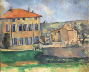 Maison et ferme du Jas de Bouffan, vers 1887 60 x 73 cm R600 FWN238