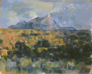 La Montagne Sainte-Victoire vue des Lauves, 1902-1906 65 x 81 cm R914-FWN354