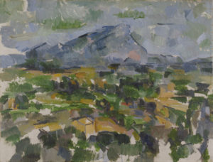 La Montagne Sainte-Victoire vue des Lauves, 1902-1906 63.5 x 83 cm R916-FWN364