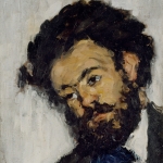 Portrait d'Antoine-Foruné Marion, vers 1871, 40,6x32,5cm, NR177, Base, Kintmuseum. 