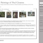 The Paintings of Paul Cezanne – An online catalogue raisonné