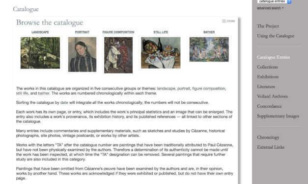 The Paintings of Paul Cezanne – An online catalogue raisonné