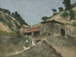 Paysage avec moulin à eau, vers 1871 41.3 x 54.3 cm R183 FWN59