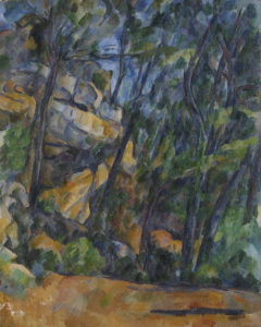 Arbres et rochers dans le parc du Château Noir, vers 1904 92 x 73 cm R908 FWN337