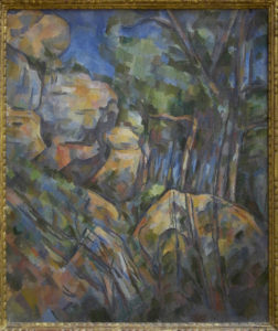 Rochers près des grottes au-dessus du Château Noir , vers 1904 65 x 54 cm R909 FWN338
